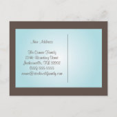 Nous déménageons - Carte postale Turtle Mover (Dos)