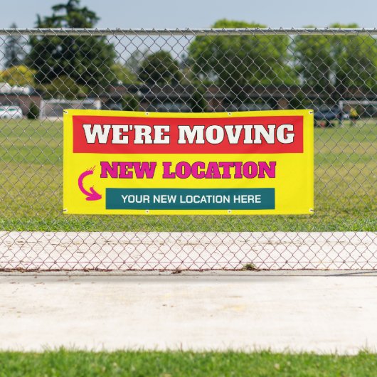 Nous déplaçons une bannière personnalisée (En situation)