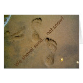 Nous dévoilons le sable pas la neige - Empreintes  (Devant horizontal)