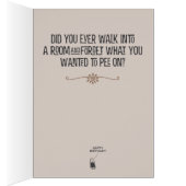 "Nous devons vieillir" Anniversaire du Chat-Lover (Intérieur (Droit))