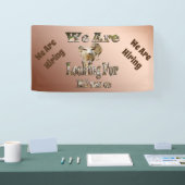 Nous Embauchons, Drôle Pun Mouton, Bannière (Salon professionnel)