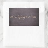 Nous essayons le noeud Mariage Inviter Stickers (Sac)