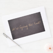 Nous essayons le noeud Mariage Inviter Stickers (Enveloppe)