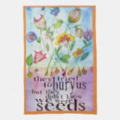 Nous étions serviette de graines (Vertical)