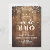 Nous faisons BBQ Party Invitation (Devant)