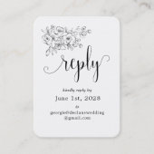Nous faisons Calligraphie Mariage en ligne carte R (Devant)