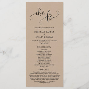 Nous faisons carte programme mariage dans le thème