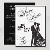 Nous faisons des faire-part de mariage formels (Devant / Derrière)