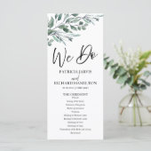 Nous faisons des programmes de mariage avec feuill (Debout devant)