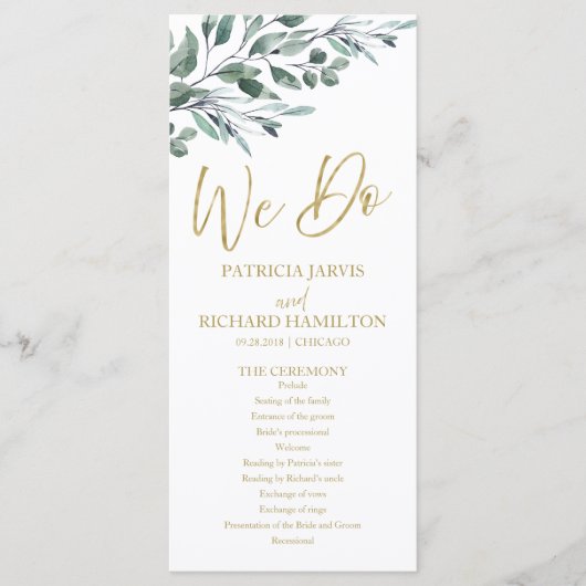 Nous faisons des programmes de mariage de verdure (Devant)