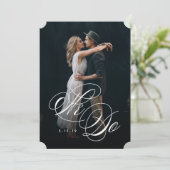 Nous faisons du Faire-part de mariage photo (Debout devant)