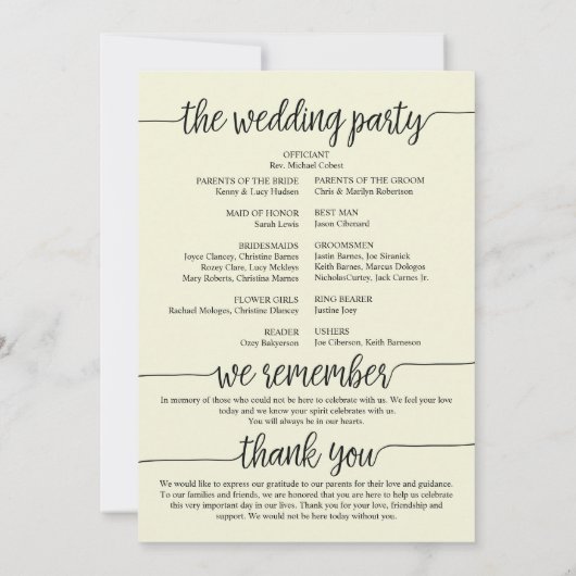 Nous faisons encore la carte de programmation (Dos)