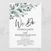 Nous faisons Eucalyptus Feuille Programmes de mari (Devant)