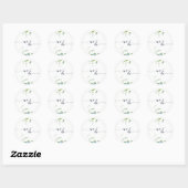 Nous faisons Eucalyptus Hydrangea Stickers Mariage (Feuille)