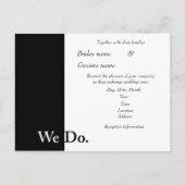 Nous faisons Faire-part de mariage (Devant)