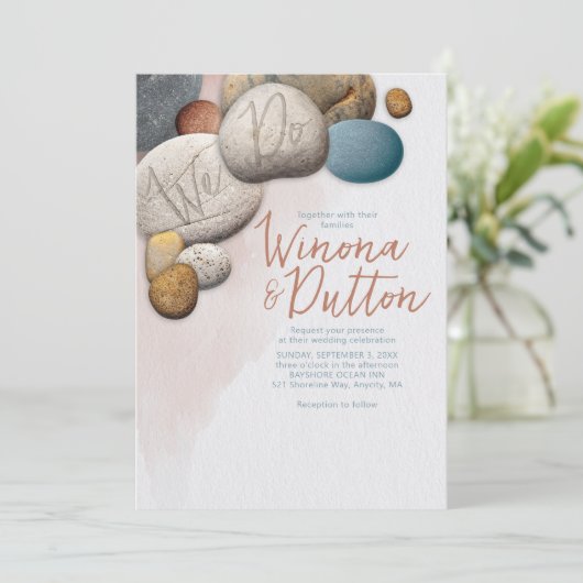 Nous faisons Faire-part de mariage (Debout devant)