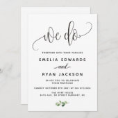 Nous faisons faire-part de mariage (Devant / Derrière)