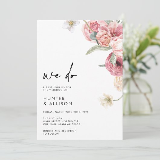 Nous faisons Faire-part de mariage | Annabeth (Debout devant)