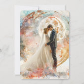 Nous faisons faire-part de mariage aquarelle (Dos)