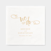 Nous faisons manuscrit Script Mariage Gold (Recto)