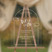 Nous faisons manuscrit Script Mariage moderne Accu