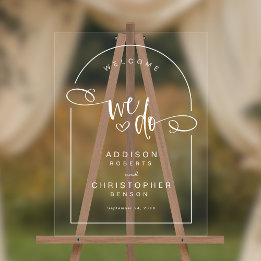 Nous faisons manuscrit Script Mariage moderne Accu