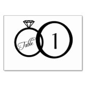 Nous faisons Mariage Carte Numéro de table (blanc) (Dos)