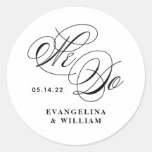Nous faisons Mariage Favor Sticker