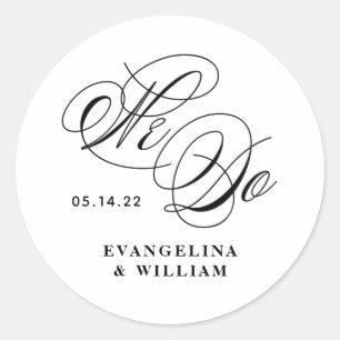 Nous faisons Mariage Favor Sticker