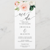 Nous Faisons Mariage Programme Blushing Blooms (Devant)