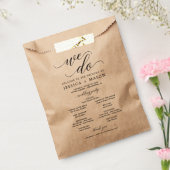 Nous faisons Mariage Programme Sacs Idées de progr (Scellé)