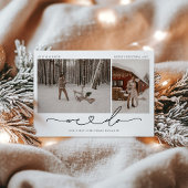 Nous faisons Simple Moderne 2 Photo Carte de Noël