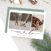 Nous faisons Simple Moderne 2 Photo Carte de Noël