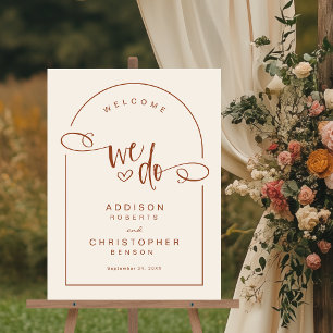Nous Faisons Terracotta Crème Mariage Moderne Accu