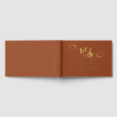Nous faisons Terracotta Mariage Gold Foil Guides (Complet)