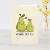 Nous faisons une excellente carte de poire (Fleur jaune)