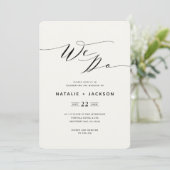 Nous faisons une invitation de mariage élégante av (Debout devant)
