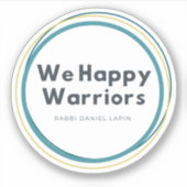 Nous Happy Warriors Sticker (Devant)