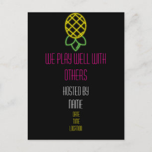 Nous Jouons Bien Avec D'Autres Invitations De Fête