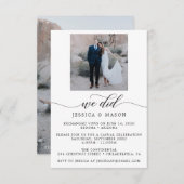 Nous l'avons fait - Invitation de célébration pour (Devant / Derrière)