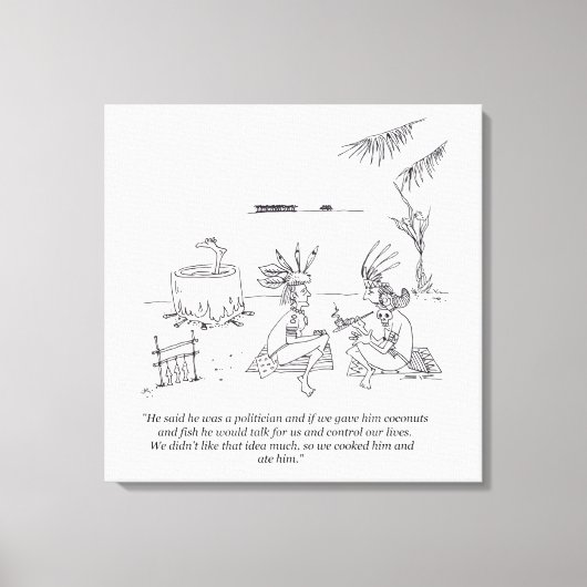 Nous l'avons mangé impression de toile (Recto)