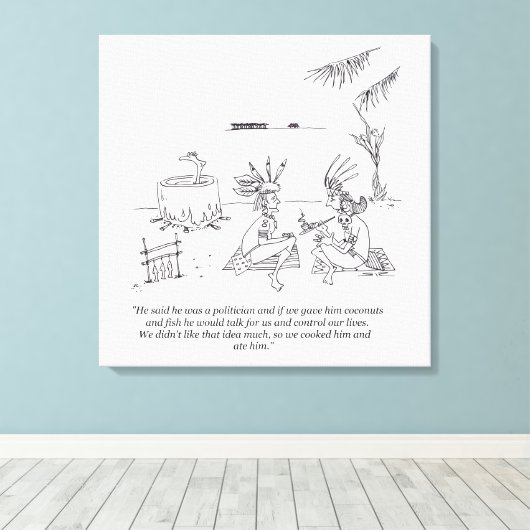 Nous l'avons mangé impression de toile (Insitu (Plancher de Bois))