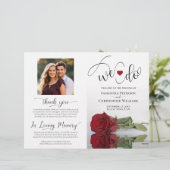 Nous le faisons ! Élégant programme de mariage pli (Debout devant)