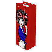 Nous Le Faisons Sac Cadeau De Vin (Devant Angle)