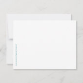 Nous le faisons sur la carte de réponse RSVP Beach (Dos)