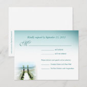 Nous le faisons sur la carte de réponse RSVP Beach (Devant / Derrière)