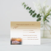 Nous le faisons sur une carte de réponse RSVP Yach (Debout devant)