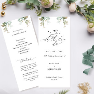 Nous Le Faisons Toujours, Programme De Cérémonie D