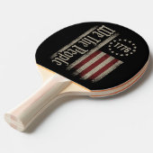 Nous le Peuple 1776 Raquette de Ping Pong (Devant Angle)