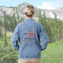 Nous le peuple 1776 USA Distressed Drapeau